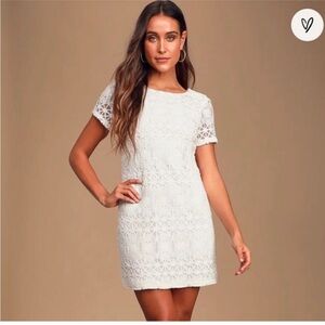 White Lulu lace dress